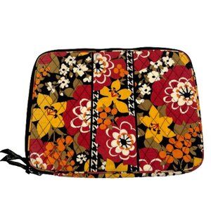 Vera Bradley Womens Bittersweet Floral Laptop Tablet‎ Case Houndstooth Quilted